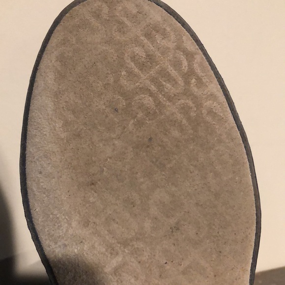 Ross & Snow Gemma Shearling  Stonewashed suede leather bootie slippers - Picture 8 of 16